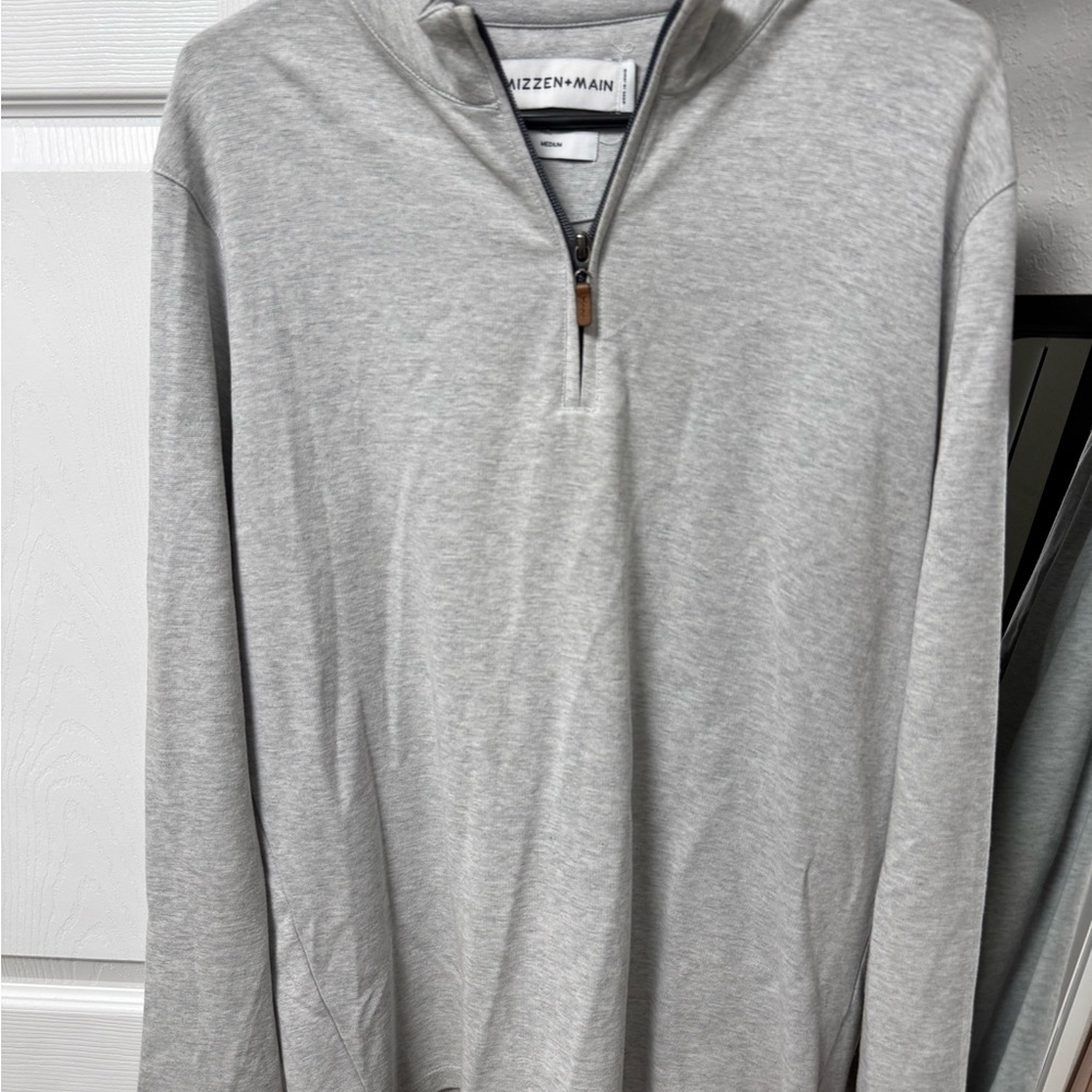 Mizzen+Main Gray Men's Sweater- Medium